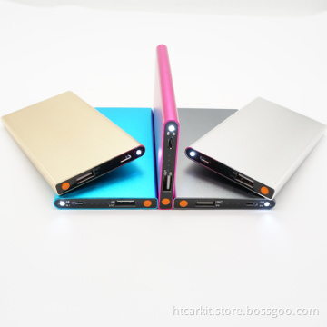 Metal power bank made in China/Slim Portable Metal Mobile Power Bank
